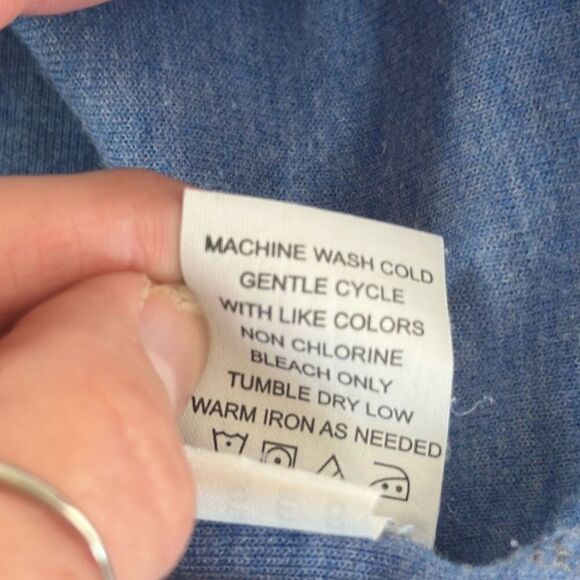 Johnnie-O Men Spector Crewneck Sweatshirt M Medium Gray White Stripe JMKO 1930 - Picture 6 of 7